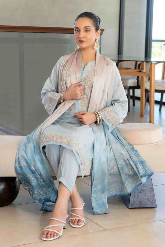 Pulse Collection – Elegant Stitched Lawn set